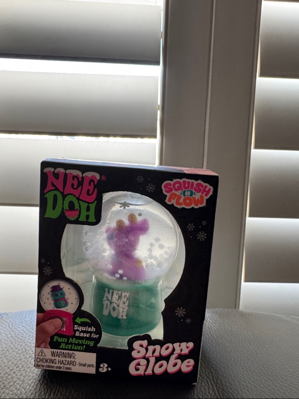 NeeDoh snow globe rare Reindeer !
